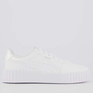 Imagem de Tênis Puma Carina 3.0 Holo 2.0 Feminino Branco, 35