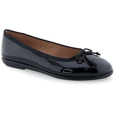 Imagem de Aerosoles Sapatilha feminina Homebet Ballet, Blk Pat Pu, 38