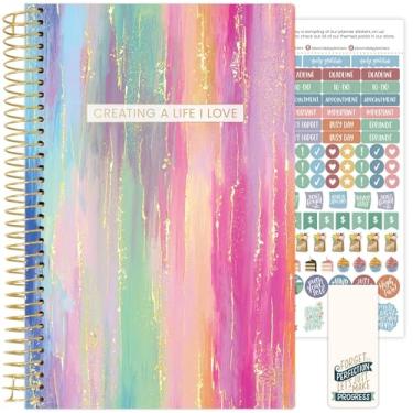 Imagem de bloom daily planners Agenda Agenda 2025-2026 (julho de 2025 a julho de 2026) - Agenda A5 semanal e mensal com adesivos - 14 cm x 21 cm - Creating A Life I Love