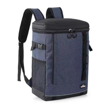 Imagem de Mochila Bolsa Térmica Cooler para Cerveja, Praia e Alimentos (Azul)