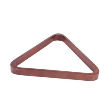 Imagem de Dynwave Billiard Ball Ball Rack Rack Triângulo Triângulo Rack Rack Snooker Gather Sports Sports Sports Practice Praact Table Table Equipamento, Marrom
