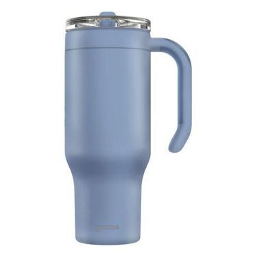 Imagem de Copo Térmico Life Gocase Aço Inoxidável - 880ml, Azul Claro