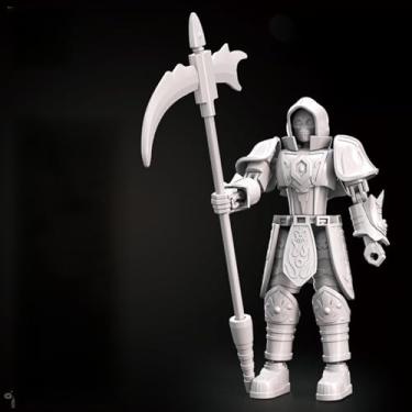 Imagem de Castrap 2025 Nova Figura De Ação T13, Brinquedo Móvel Multiarticulado Impresso Em 3D, Melhor Presente De Festival De Aniversário (Foice, branco)