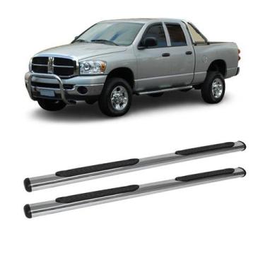 Imagem de Estribo Dodge RAM 2008 2009 2010 2011 Cabine Dupla Cromado - CCF