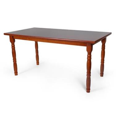 Imagem de Mesa de Jantar Retangular Dalas Imbuia 160 cm - Deiss
