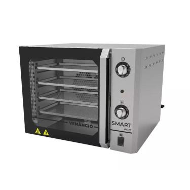 Imagem de Forno de Bancada Industrial Elétrico 4 Esteiras 55L Convector Smart Basic 220V Venâncio