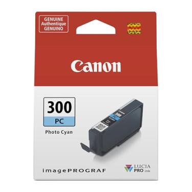Imagem de Canon Tinta PFI-300 Lucia PRO, ciano fotográfico, compatível com impressora imagePROGRAF PRO-300, padrão (4197C002)