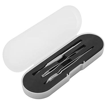 Imagem de Sluffs Tool Set, Stainless Steel Kit with Storage Case Pet Lice Clip Fork Comb Tweezer Kit Pet Flea Lice Comb Lice Remover Tool Grooming Accessories for Cats Dogs