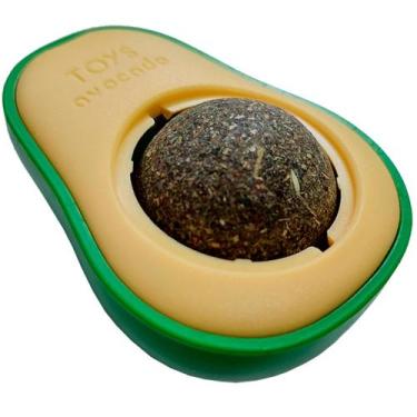 Imagem de Brinquedo de Gato Abacate Lambe Lambe com Catnip Interativo Pet - PETM
