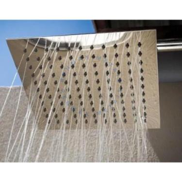 Imagem de Ducha 20cm Em Inox 304 Para aquecedor a gás ou solar - Renmax Metais