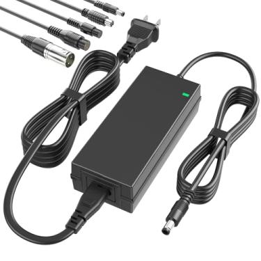 Imagem de EWUNAX Adaptador De Energia 42V 2A Com 7 Conectores Para Carregador Rápido De Bateria De Lítio De 36V, Para Sports Mod, Pocket Mod, Jetson, Razor, Bird, Segway, Swagtron, Gotrax