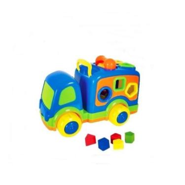 Imagem de Caminhaozinho Didatico Baby Azul SUPER TOYS
