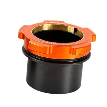 Imagem de Generic Manga de travamento coaxial de 2 polegadas Acessórios astronômicos Peça fácil de montar Adaptador de substituição profissional para telescópios, Laranja