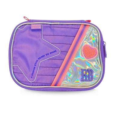 Imagem de Estojo Box Rebecca Bonbon Escolar Holográfico 100 lápis