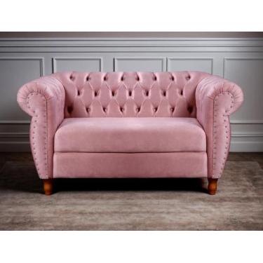 Imagem de Sofá Chesterfield Nobreza 2 Lugares Retrô Vintage com Captnoê - Bella 
