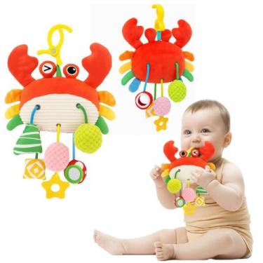 Imagem de Mobile de bebê caranguejo brinquedo fofinho sensorial - Tamimu