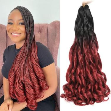 Imagem de Braiding Hair conrora French Curly de 24 polegadas, 8 pacotes sintétic