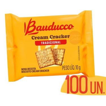 Imagem de Biscoito Bauducco 10g Cream Cracker Levíssimo - 100 unidades