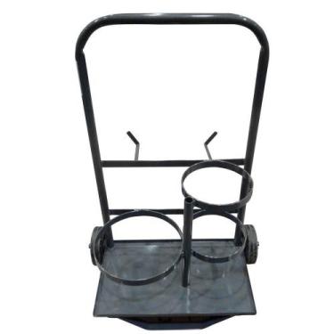 Imagem de Carrinho Conjunto para Transporte de Oxigênio e GLP até 2 Cilindros - 