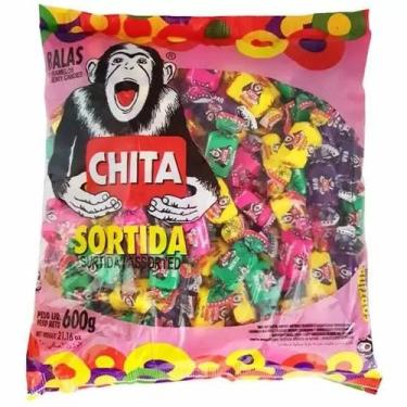 Imagem de Kit c/3 pacotes de Bala Chita Sortida 600g  - Cory