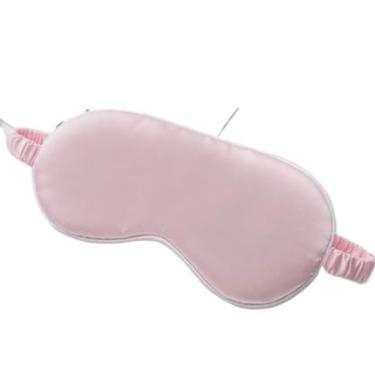Imagem de Máscara de Dormir, Tapa Olho de Cetim Super Confortavél, Cores Lindas Unisex(2,Rosa)