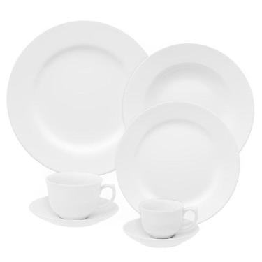Imagem de Aparelho De Jantar 42 Peças Flamingo White Oxford