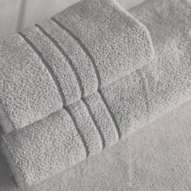 Imagem de Toalha de Rosto Hotel 400g/m² Cinza  Roma  TEKA Profiline