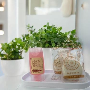 Imagem de Combo 80unds Sabonete 15gr + 40unds Shampoo 2em1 30ml Pitanga  Realgem