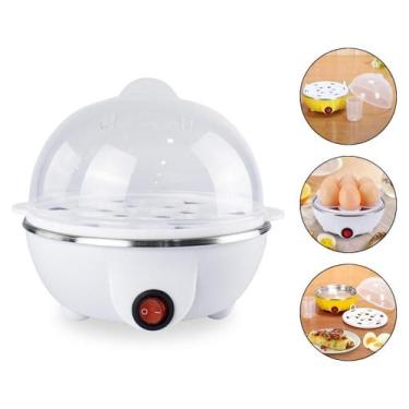 Imagem de Cozedor De Ovos Legumes Panela Vapor Portátil Elétrico 110V - Arte Sed