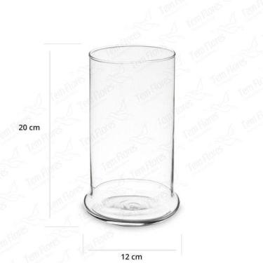 Imagem de Vaso de Vidro para Decoração Hawai 20x12 - Pense Flores