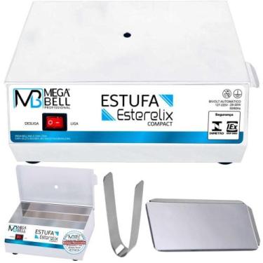 Imagem de Estufa Manicure Mega Bell Compacta, Branco, Bivolt - 110V ou 220V