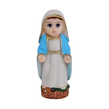 Imagem de Imagem de Nossa Senhora das Graças Criança Baby Infantil 7cm em Resina