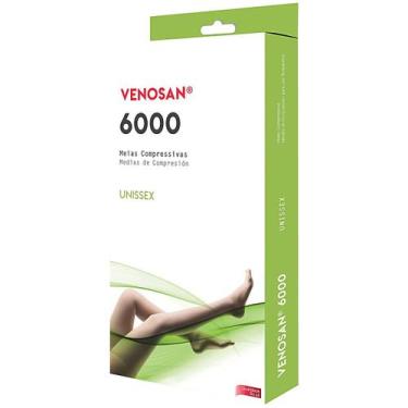 Imagem de Meia 7/8 6000 Venosan - Bronze - 20-30mmHg - Pé Aberto - Tamanho P, P,
