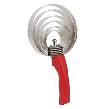 Imagem de Zhjvihx Escova de Gado de Aço Inoxidável, Pente de Curry Resistente Multifuncional para Cavalo (Pente para vaca e cavalo de 6 círculos)