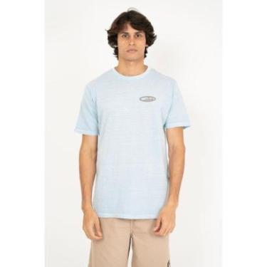 Imagem de Camiseta Quiksilver M/C Border Line Azul Claro-Azul Claro-GG-Masculino