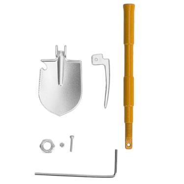 Imagem de RiToEasysports Acessórios Esteira Rolante de Rc, Ferramenta Ajustável pá Esteira Rolante do Metal Simulação do Ferro Liga de Alumínio para Acessórios Decoração (Amarelo)