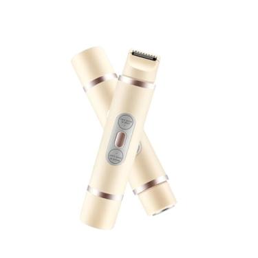 Imagem de Aparelho de Barbear Elétrico Dual para Mulheres Dispositivo Remoção Pelos Corporais Cortar Axila e Perna com em Grande Área Corte Fino Lâmina Aço Inoxidável Baixo Ruído Leve Sem Fio IPX7 Fácil Limpar