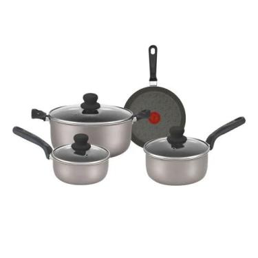 Imagem de Conjunto De Panelas 4 Peças Rochedo Talent Imusa - Preto