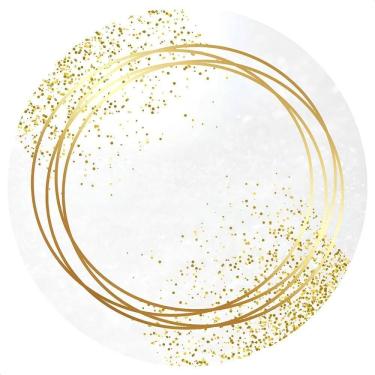 Imagem de Painel Redondo Sublimado 1,5M Festa Tec - Geométrico Glitter