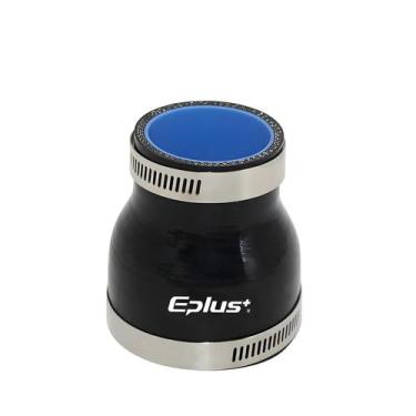 Imagem de Mangueira De Silicone Preta Conector Universal Reto Para Tubo De Entra