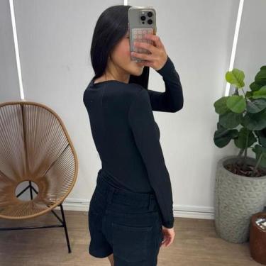 Imagem de Body de Malha Juvenil  Look Casual para Escola e Dia a Dia - Cacharrel