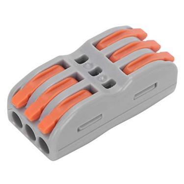 Imagem de Solinder Conectores de Fio Rígido Macio e Compactos Rápidos, 50 Unidades SPL-1: Terminal Condutor 1 Em 1 Com Forte Condutividade, 250V 32A 4kV, Usos para Iluminação, Motores, Controle (SPL-3)