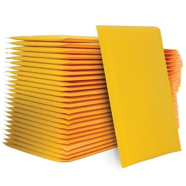 Imagem de Haüs Parts Envelopes acolchoados Kraft de 21 x 28 cm - Envelopes acolchoados com vedação automática - Durável, impermeável, sacos de envio para embalagem segura (pacote com 25)
