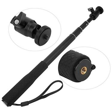 Imagem de Acouto Telefone Telescópico Selfie Stick de 4 Seções Com Orifício de Parafuso de 1/4 '', Gravação de Vídeo Vlog Perfeita e Transmissão Ao Vivo, Leve e Portátil, Estende-se até 93 Cm, Ideal para