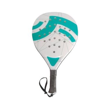 Imagem de Dynwave Raquete de Padel Leve, Antiderrapante, com Bolsa de Armazenamento, Raquete Profissional para Treinamento e Lazer na Praia, Verde Branco