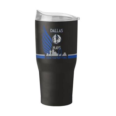 Imagem de FANMATS Copo NBA Dallas Mavericks City Edition 850 g de aço inoxidável – Acabamento em pó de parede dupla isolado e durável - Design City Edition, mantém as bebidas quentes e frias por horas