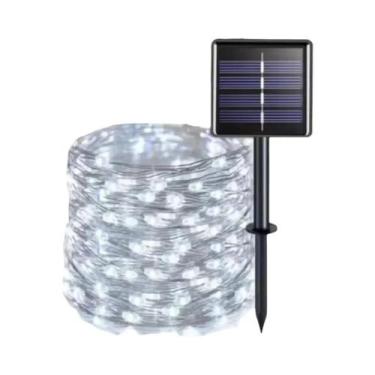 Imagem de Luz De Cordão Solar À Prova d'Água Para Exterior 300 LED Fada Garland 