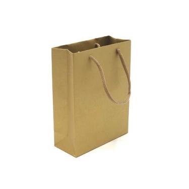 Imagem de 10 Sacolas De Papel P/ Presente 16x12x5cm: Alça De Cordão - Kaiambá Ar