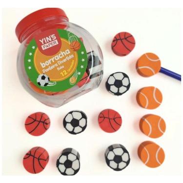 Imagem de Borracha Escolar Infantil Futebol