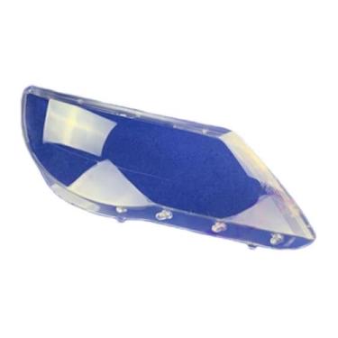 Imagem de Carro automático Compatível com vw tiguan 2009-2012 farol dianteiro de vidro abajur transparente lâmpada escudo lente capa(Right)